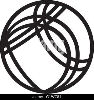 Bocce Ball Icon Stock Vector