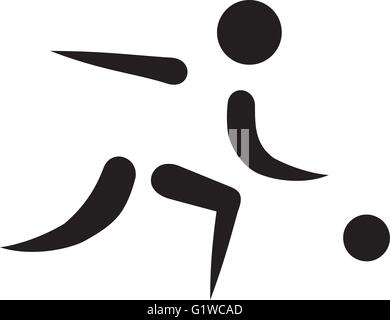 Bowling Pictogram Dynamic Stock Vector