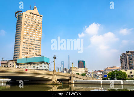 Skyscrapers in Shanghai, the most populous city in China Stock Photo