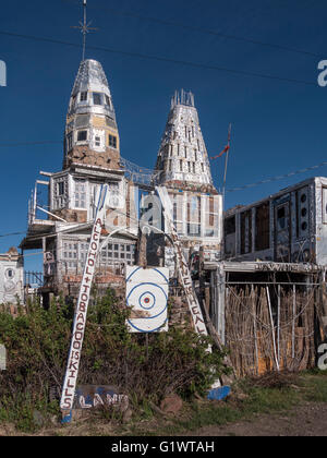 Cano's Castle, Antonito, Colorado. Stock Photo