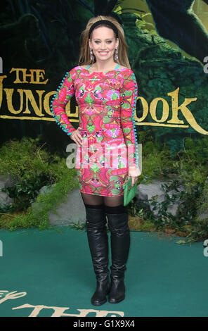 April 11, 2016 - Kimberly Wyatt attending The Jungle Book European Premiere at BFI Imax in London, UK. Stock Photo