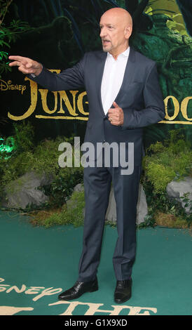 April 11, 2016 - Sir Ben Kingsley attending The Jungle Book European Premiere at BFI Imax in London, UK. Stock Photo
