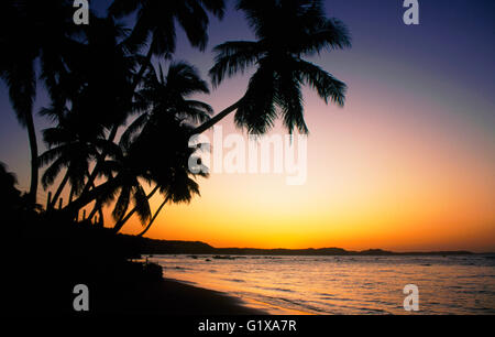 Sunset, Pipa nr Natal, Rio Grand Do Norte, Brazil Stock Photo