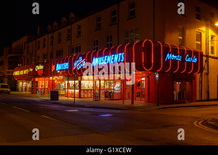 Amusement Arcade On Rhyl Promenade Stock Photo - Alamy