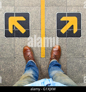 confusion , direction , arrow Stock Photo