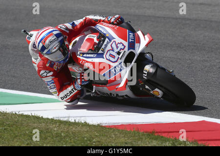 Scarperia, Italy. 21st May, 2016. Andrea Dovizioso of Italy and Ducati ...