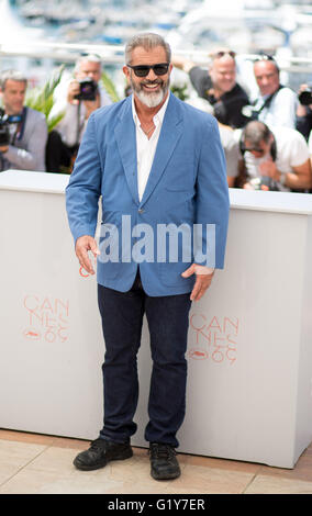 Cannes, France. 21th May, 2016. Mel Gibson Actor Blood Father, Photocall. 69 Th Cannes Film Festival Cannes, France 21 May 2016 Diw90994 Credit:  Allstar Picture Library/Alamy Live News Stock Photo