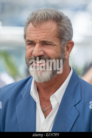 Cannes, France. 21th May, 2016. Mel Gibson Actor Blood Father, Photocall. 69 Th Cannes Film Festival Cannes, France 21 May 2016 Diw91005 Credit:  Allstar Picture Library/Alamy Live News Stock Photo