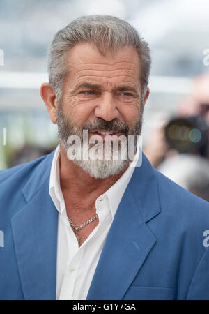 Cannes, France. 21th May, 2016. Mel Gibson Actor Blood Father, Photocall. 69 Th Cannes Film Festival Cannes, France 21 May 2016 Diw91008 Credit:  Allstar Picture Library/Alamy Live News Stock Photo