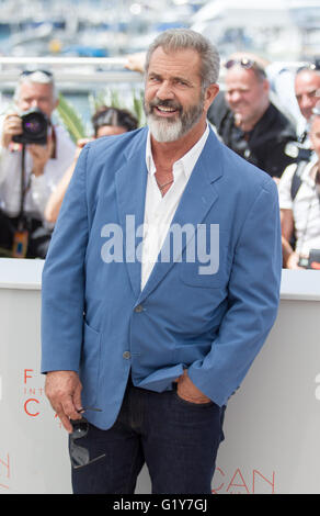 Cannes, France. 21th May, 2016. Mel Gibson Actor Blood Father, Photocall. 69 Th Cannes Film Festival Cannes, France 21 May 2016 Diw91011 Credit:  Allstar Picture Library/Alamy Live News Stock Photo