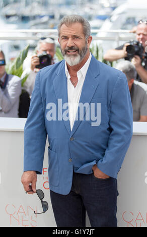 Cannes, France. 21th May, 2016. Mel Gibson Actor Blood Father, Photocall. 69 Th Cannes Film Festival Cannes, France 21 May 2016 Diw91017 Credit:  Allstar Picture Library/Alamy Live News Stock Photo