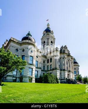 Old Vanderburgh County Courthouse Evansville Indiana Stock Photo