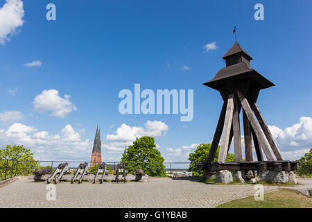 Uppsala, Sweden - May 20, 2016 : View of The Gunilla Bell of Uppsala castle. Stock Photo