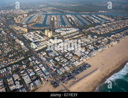 Pacific, Venice Beach, sandy beach, Marina del Rey, Los Angeles County, California, USA Stock Photo