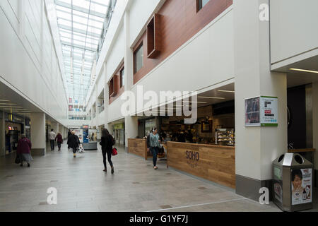 Soho Coffee company in Regent Arcade, Regent Street in Cheltenham, Gloucestershire, UK Stock Photo