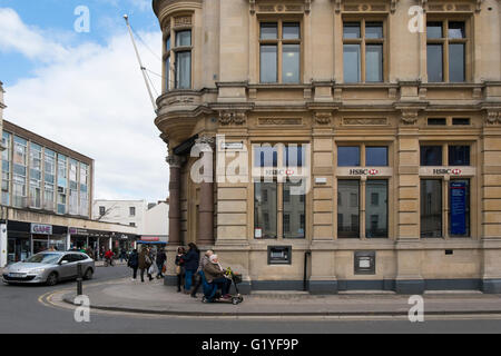 HSBC bank on the Promenade in  Cheltenham, Gloucestershire, UK Stock Photo