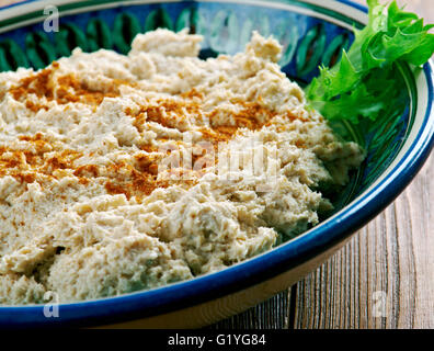 Cherkes tavugu - Chicken on the Circassian In Walnut Sauce Stock Photo