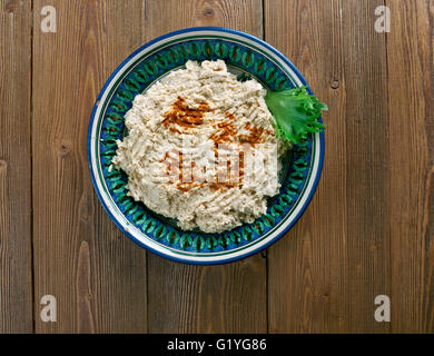 Cherkes tavugu - Chicken on the Circassian In Walnut Sauce Stock Photo