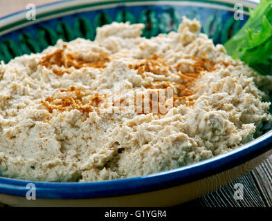 Cherkes tavugu - Chicken on the Circassian In Walnut Sauce Stock Photo