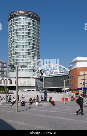 The Rotunda in the Bullring Shopping Centre in the middle of Birmingham, UK Stock Photo