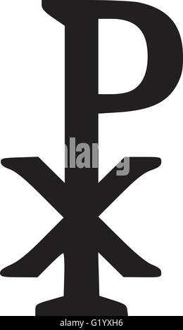 Monogram Christi Stock Vector