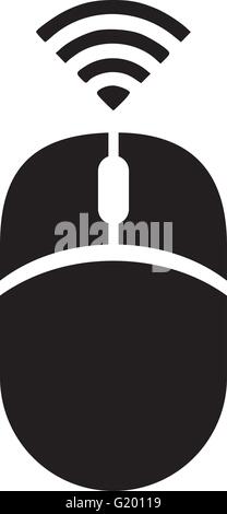 Wireless computer mouse Stock Vector