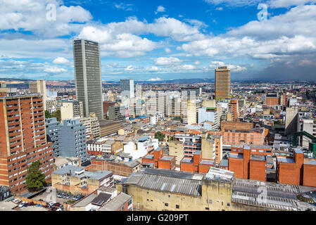 Cityscape view of downtown Bogota, Colombia Stock Photo