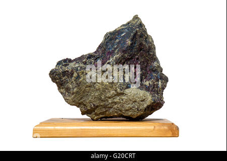 Covellite mineral Stock Photo