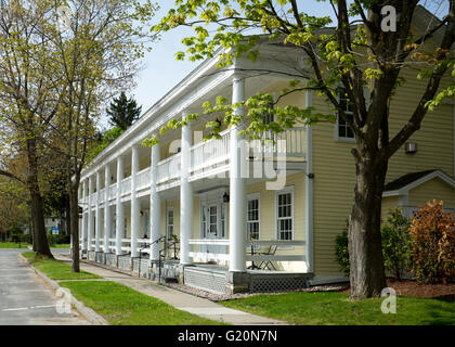 The Inn at Essex New York  Adirondack State Park Lake Champlain USA America. Stock Photo