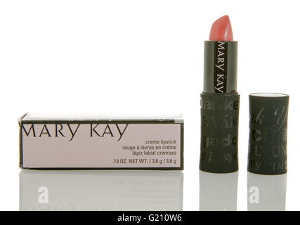 Winneconne, WI - 9 May 2016:  Mary Kay make up on an isolated background Stock Photo
