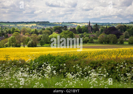 The English countryside in Spring, Nottinghamshire, England, U.K Stock ...
