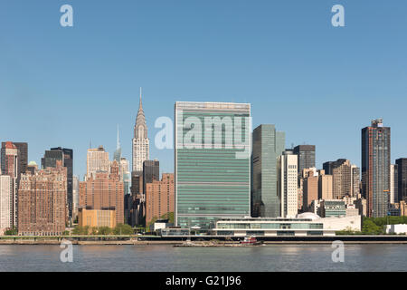 United Nations Headquarters, New York City, New York, United States Stock Photo