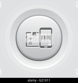 Mobile Tracking Services Icon Stock Vector