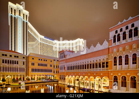A detail of the Venetian Macao in Macau on November 23, 2013. Stock Photo