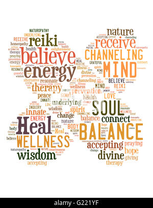 Heal Faster, word cloud concept on white background. Stock Photo