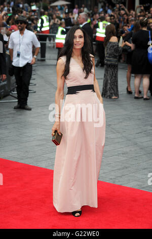 Famke Janssen  UK premier of the film 'The Wolverine' at the Empire Leicester Square, London, England Stock Photo