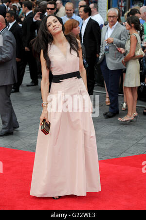 Famke Janssen  UK premier of the film 'The Wolverine' at the Empire Leicester Square, London, England Stock Photo