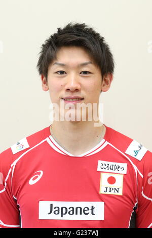 Tokyo, Japan. 23rd May, 2016. Yuki Ishikawa (JPN) Volleyball : Japan Volleyball Association press conference prior the Rio 2016 Olympic Games Final qualifier round in Tokyo, Japan . © AFLO SPORT/Alamy Live News Stock Photo