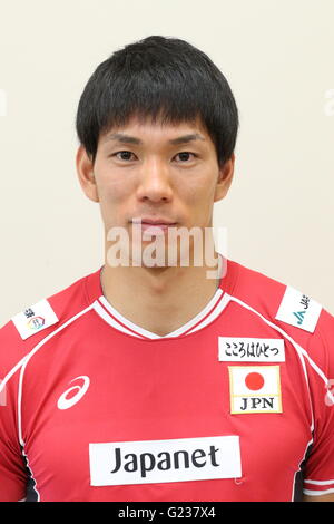 Tokyo, Japan. 23rd May, 2016. Tatsuya Fukuzawa (JPN) Volleyball : Japan Volleyball Association press conference prior the Rio 2016 Olympic Games Final qualifier round in Tokyo, Japan . © AFLO SPORT/Alamy Live News Stock Photo