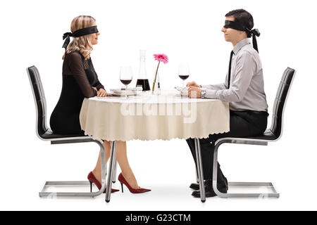 Blind Date 1 Stock Photo - Download Image Now - Blindfold, Women