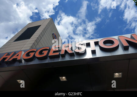 Haggerston Overground Station, East London Stock Photo