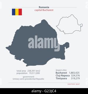 Romania Political Map Stock Vector Image & Art - Alamy