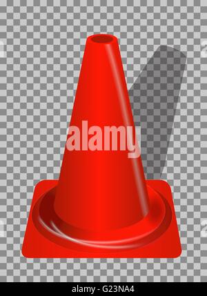 Road signs. Orange Badge guardrails on transparent background. V Stock Vector