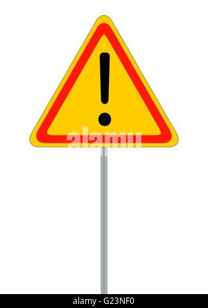 Road signs. Red Badge guardrails. Vector Illustration. Stock Vector