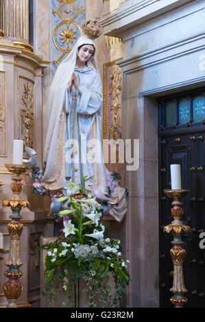 Bom Jesus do Monte Sanctuary, Interior, Braga, Minho, Portugal Stock Photo