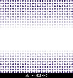 Dotted Blue Background. Halftone Pattern. Stock Vector