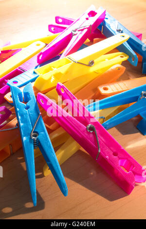 Close up of colorful plastic Springs on white background Stock Photo ...