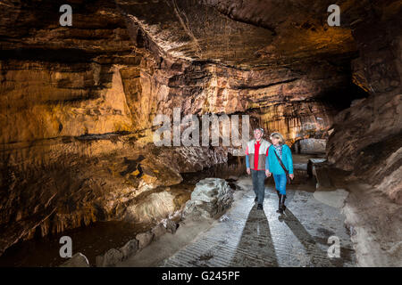 Cathedral Cave, Brecon Beacons National Park, Powys, Wales, UK Stock Photo