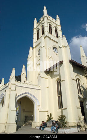 Christ Church in the Mall, Shimla, Himachal Pradesh, India Stock Photo