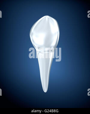 White healthy molar tooth 3D render Stock Photo - Alamy